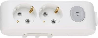 OUTLET VİKO Multi-Let 2li Anahtar-Topraklı Ç.K Klemensli Priz, Beyaz