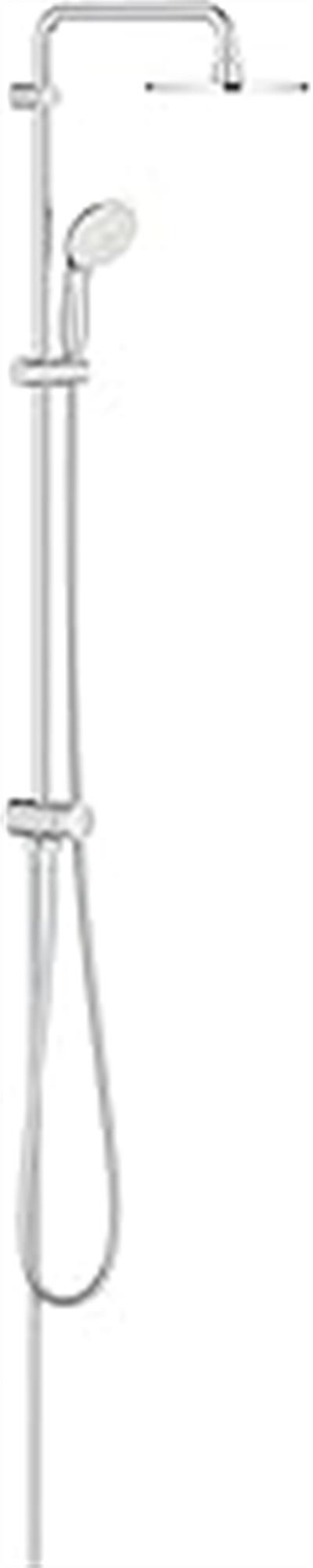 Grohe New Tempesta System 200 Duvar Bağlantılı, Divertörlü Duş Sistemi-26452001