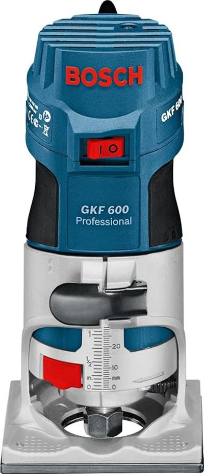 OUTLET Bosch Professional GKF 600 Freze Makinesi (600 W, 33.000 dev/dak, Penset Çapı: 6-8 mm)