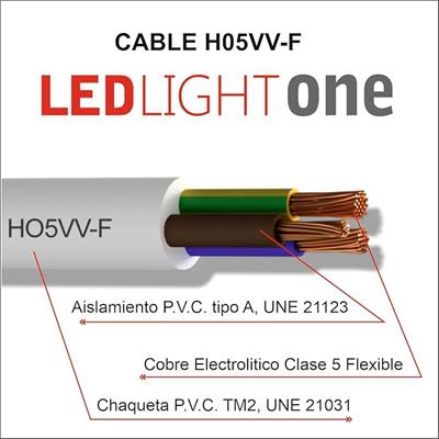 Kablo H05VV-F 2 x 0,75 mm 100 m hortum (Siyah)