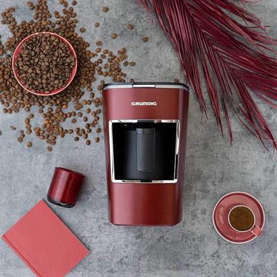 OUTLET Grundig TCM 7610 R Red Brown Kahve Makinesi