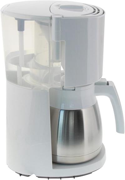 OUTLET Melitta Enjoy II Top Therm Termoslu Filtre Kahve Makinesi, Paslanmaz Çelik ve Plastik, 1.2 L Kapasitesi, 1000W, Damlama Durdurucu, Aroma Selector, Otomatik Kapanma, Beyaz