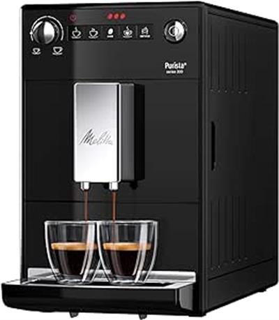 OUTLET Melitta Purista Tam Otomatik Kahve Makinesi, One Touch, 2 Fincan Fonksiyonu, Sessiz Öğütücü, Dijital Ekran, Makinede Yıkanabilir Parçalar, 1 L Kapasite, Siyah