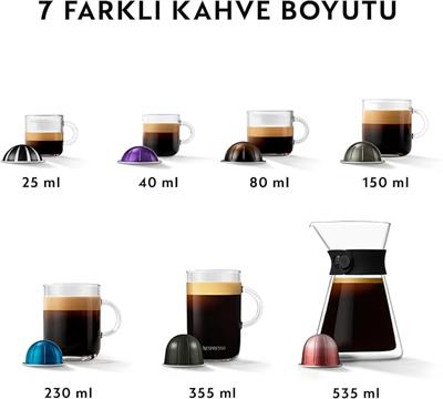 OUTLET Nespresso Vertuo Next Premium Kahve Makinesi, Kahverengi