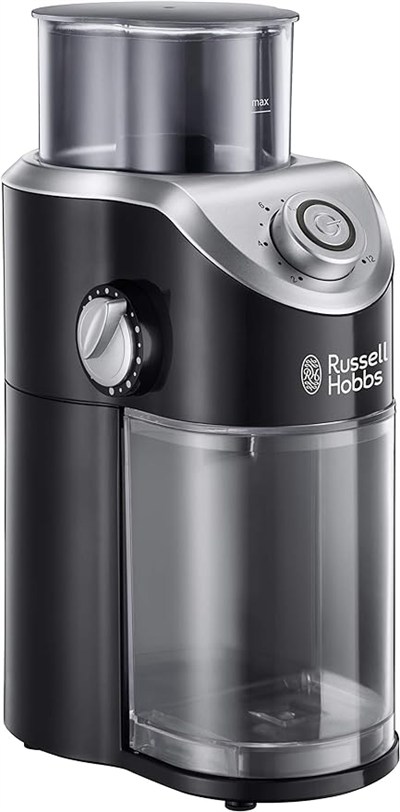 Russell Hobbs Kahve öğütücü Classics, Yüksek Kaliteli çark Değirmeni, Kahve çekirdekleri için Değişken öğütme Derecesi Ayarları, Elektrikli öğütücü, 23120-56