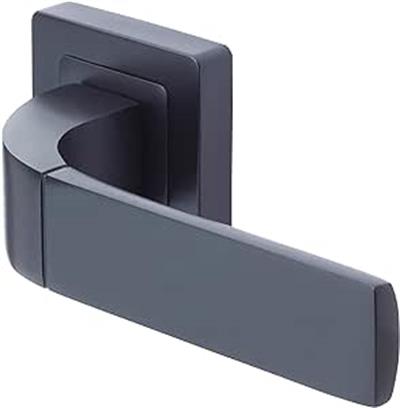 OUTLET Yale Bologna Serisi 35-ZR-8x8-A003-WC-56-11 WC Tipi Kapı Kolu - Siyah Mat Kaplama - Parçalar Dahildir