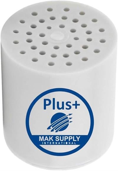 MAK Supply PLUS duş filtresinin kartuşu, daha kalitelidir daha etkilidir
