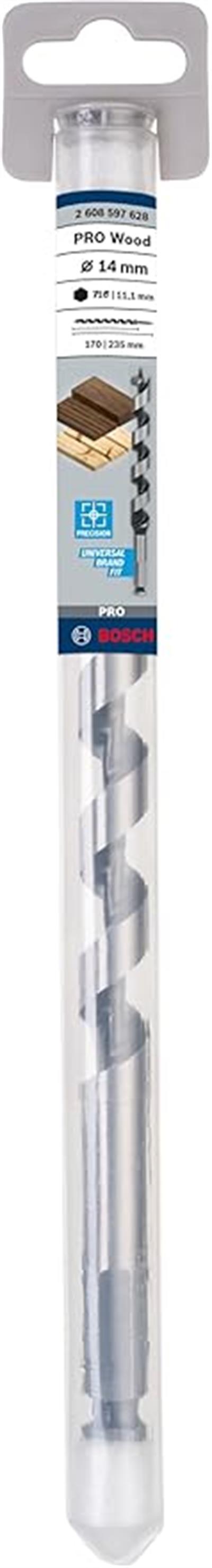 Bosch Professional Matkap Ve Kırıcı Delici Uçları, Ahşap Matkap, Gri, 1 Adet