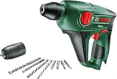 OUTLET Bosch Akülü Kırıcı Delici Uneo 12 (12 Volt Sistemi, Akü ve Şarj Cihazı Dahil Değildir, 8 Parça Aksesuar Ucu Dahildir, Karton Kutuda)