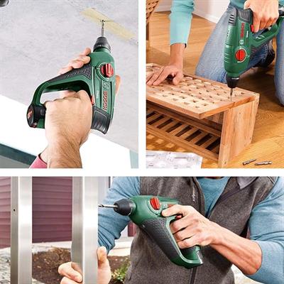 OUTLET Bosch Akülü Kırıcı Delici Uneo 12 (12 Volt Sistemi, Akü ve Şarj Cihazı Dahil Değildir, 8 Parça Aksesuar Ucu Dahildir, Karton Kutuda)