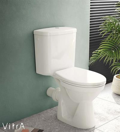VitrA S20 Round 109-003-909 Universal Klozet Kapağı, Yavaş Kapanır, Kolay Çıkabilir, Beyaz