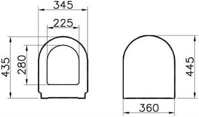 VitrA S50 Klozet Kapağı Beyaz