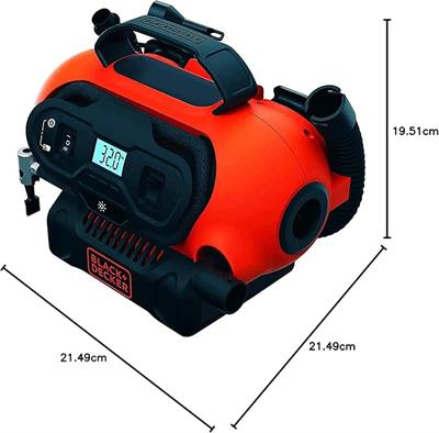 Black + Decker BDCINF18N 12V/220V/18V Li-Ion 160PSI Şarjlı Hava Kompresörü