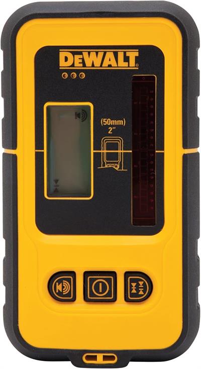Dewalt alıcı/Laser-dedektör (DW088 ve DW089, 300 metreye kadar, kolay kullanım için, nem ve sıçrayan suya karşı korumalı gövde, LCD Display) DE0892