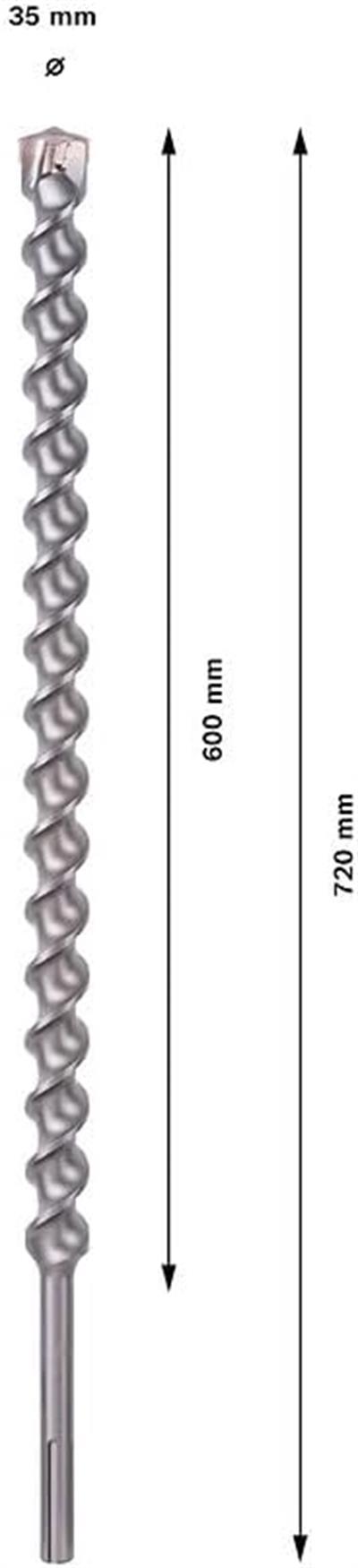 Bosch Max-7 Serisi, SDS-Max Kırıcı Delici Matkap Ucu, 35 * 720 mm