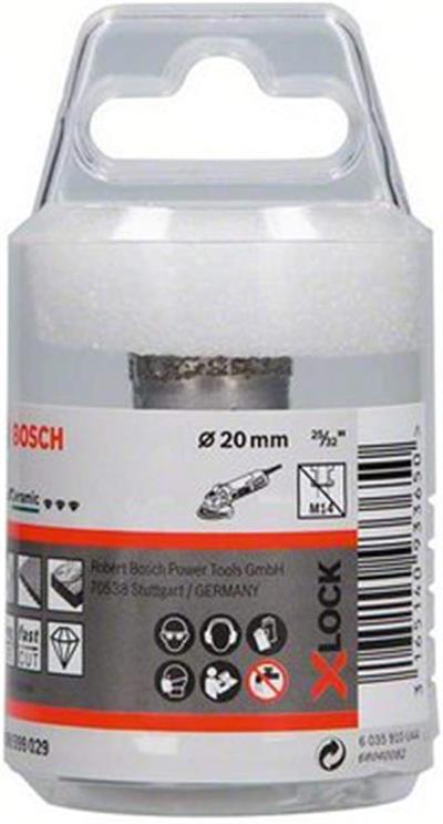 OUTLET Bosch Professional elmas kuru matkap ucu (seramik, X-LOCK, kuru hız, çalışma uzunluğu 35 mm), 2608599029