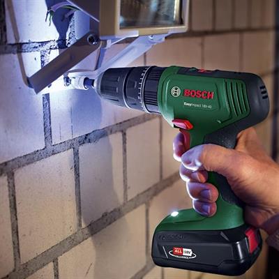 OUTLET Bosch EasyImpact 18V-40 akülü darbeli matkap (aküsüz, 18 Volt sistem, kartonda)