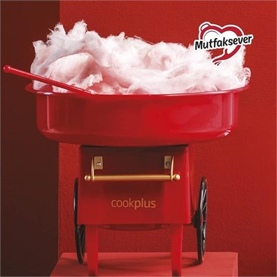 COOKPLUS MUTFAKSEVER KIRMIZI PAMUK ŞEKER MAKİNESİ