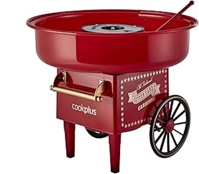 COOKPLUS MUTFAKSEVER KIRMIZI PAMUK ŞEKER MAKİNESİ