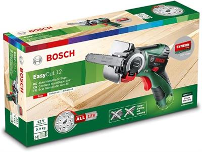 Bosch Akülü Testere EasyCut 12 (Akü ve Şarj Cihazı Dahil Değildir, NanoBlade Teknolojisi, 12 Volt Akü Sistemi, Karton Kutuda)
