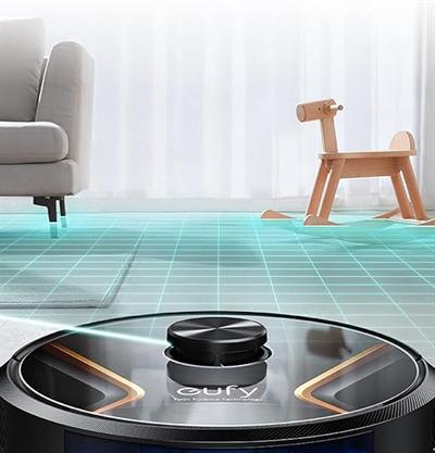 Anker Eufy Robovac X8 Hybrid Akıllı Robot Süpürge, Çift Türbin ile 2x 2000Pa Çekim Gücü
