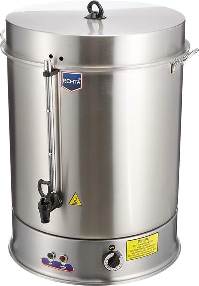 OUTLET Remta R38 500 Bardak Sıcak Su Otomatı, 50 L, Gümüş Rengi, 2750 W, Isı yalıtımlı kulplar