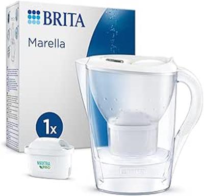 BRITA Marella Cool 1x Maxtra Pro All-In-1 Filtreli Su Arıtma Sürahisi Beyaz