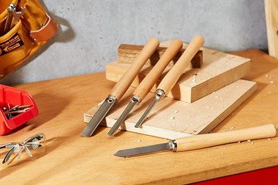 OUTLET Mannesmann M 691/8 Ahşap Torna Bıçak Seti, 8 Parça