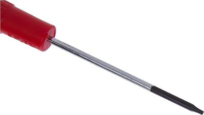OUTLET İzeltaş Torx Uçlu Klemens Tornavida, Kırmızı, 5 X 60 mm