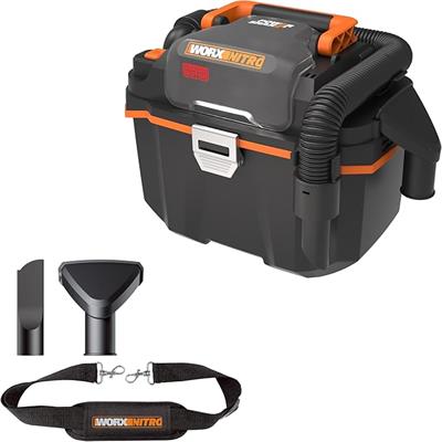 WORX WX031.9 20Volt 200W/16Kpa Li-ion Kömürsüz Flexi Esnek Hortumlu Profesyonel Şarjlı Islak/Kuru Süpürge & Üfleme (Akü Dahil Değildir)