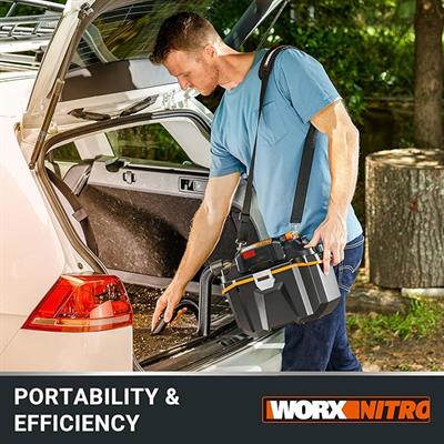 WORX WX031.9 20Volt 200W/16Kpa Li-ion Kömürsüz Flexi Esnek Hortumlu Profesyonel Şarjlı Islak/Kuru Süpürge & Üfleme (Akü Dahil Değildir)