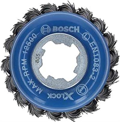 OUTLET Bosch Professional Heavy örgülü tencere fırçası (metal için, X-LOCK Ã˜ 75 mm, Ã˜ 125 mm için), 2608620727