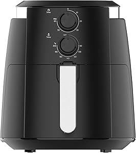 AirfryerKumtel Air Fryer Yağsız Fritöz HAF-01, Siyah