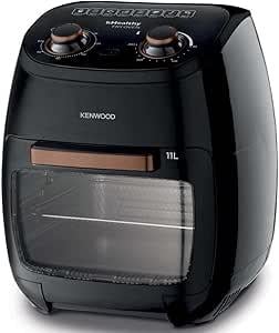 AirfryerOUTLET kenwood HFP90.000BK 11 lt Kapasiteli 2000 Watt Air Fryer + Fırın, Siyah
