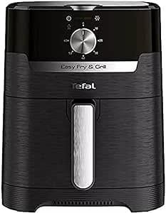 AirfryerTefal EY5018 Easy Fry & Grill Classıc Yağsız Fritöz Airfryer, 4,2 Litre Kapasite, Hava ile Kızartma & Izgara, 60 Dk Zamanlayıcı, Siyah (1510002076)
