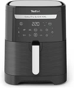 AirfryerTefal EY8018 Easy Fry & Grill & XXL Yağsız Fritöz Airfryer, 6.5 Litre Kapasite, Hava ile Kızartma & Izgara, Siyah - 7211004776