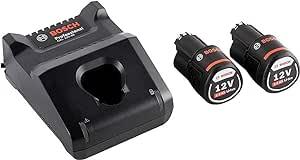 Akü ve Şarj SetleriOUTLET Bosch Professional 12 Volt Akü Şarj Cihazı Seti (2 x 2,0 Ah Li-Ion Akü + GAL 12V-40 Şarj Cihazı, Karton kutuda)