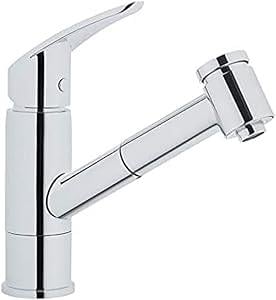 BataryalarArtema Harmony XL A42147 Pull-Out Eviye Bataryası, 8 Litre/dk Akış Hızı, Uzayabilen El Duşu, Krom