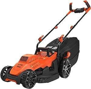 Çim Biçme MakineleriOUTLET Black+Decker Bemw461Bh/Qs 1400W 34 Cm Çim Kesme Makinesi(Bike Handle)