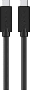 Data ve Şarj KablolarıPhilips SWV6801/00 USB-C'den USB-C'ye Kablo - Thunderbolt 3 Uyumlu, 5K Video Çözünürlük, 40 Gbps Ultra Hızlı Veri Aktarımı, 1.5m