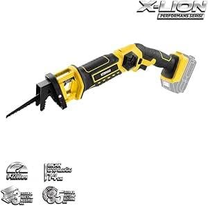 Elektrikli Budama MakasıOUTLET RTRMAX RTX1892B 18V Budama Testeresi Aküsüz, Sarı