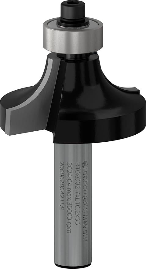 Freze Aksesuar ve ParçalarıBosch Professional Ahşap İçin Standart Yuvarlak Frezesi (Ahşap, Yarıçap 8 Mm, Çalışma Uzunluğu, El Frezesi Aksesuarı)