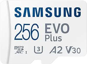 Hafıza KartlarıSamsung EVO Plus microSD Hafıza Kartı 256 GB, U3, V30, A2 MB-MC256KA/TR
