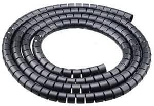 KablolarNead Kablo Toplama Spirali 20'lik Siyah 1 Metre