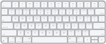 Kablosuz KlavyeOUTLET Apple Touch ID özellikli Magic Keyboard: Bluetooth, şarj edilebilir. Apple çipe sahip Mac bilgisayarlarla çalışır; INGILIZCE