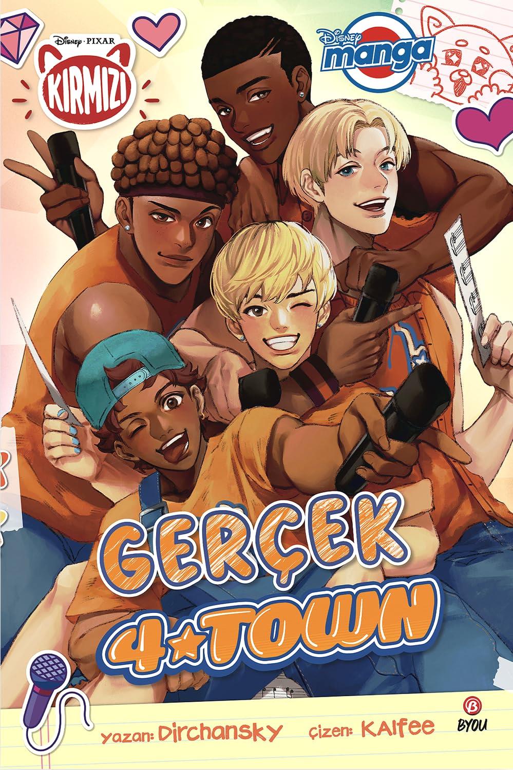 KitapDisney Kırmızı Gerçek 4*Town Manga