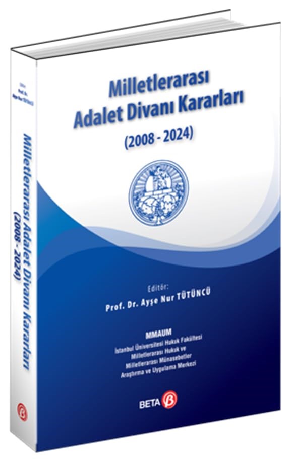 KitapMilletlerarası Adalet Divanı Kararları (2008-2024)