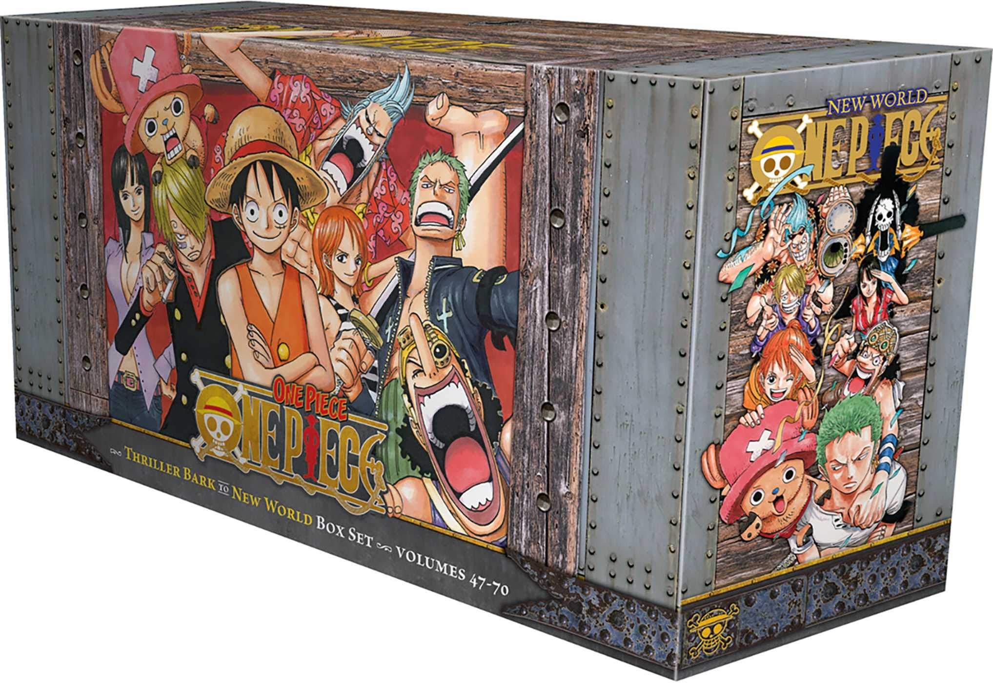KitapOne Piece Box Set 3: Thriller Bark to New World: Volumes 47-70 with Premium