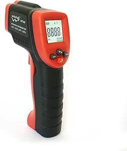 Lazerli Isı ÖlçerOUTLET Wintact WT300 Kızılötesi Temassız Lazer Termometre, Kırmızı