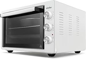 Mini ve Midi FırınOUTLET Simfer 4242 Mini Fırın, Metal, Beyaz, 42 LT